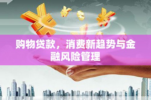 四川购物贷款，消费新趋势与金融风险管理
