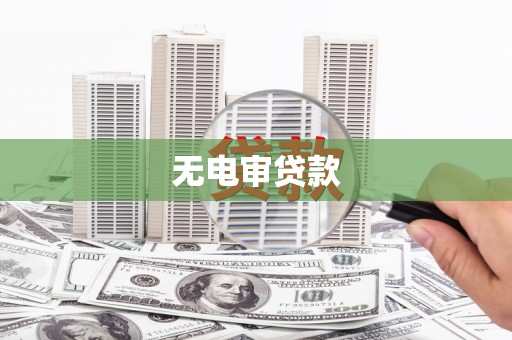 四川无电审贷款