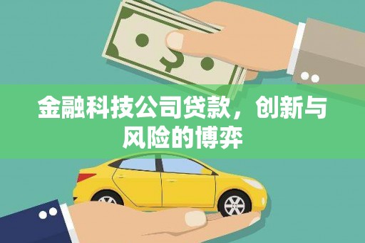 四川金融科技公司贷款，创新与风险的博弈