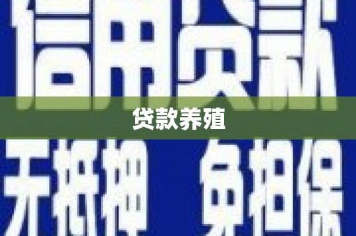 四川贷款养殖