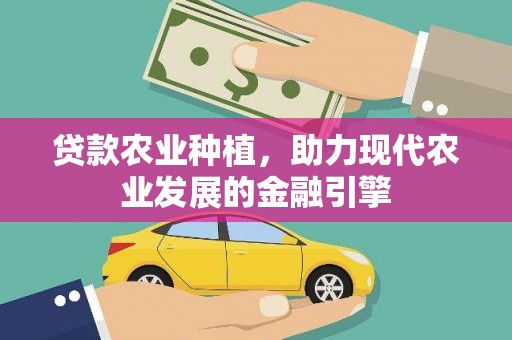 四川贷款农业种植，助力现代农业发展的金融引擎