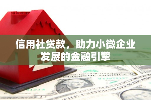 四川信用社贷款，助力小微企业发展的金融引擎