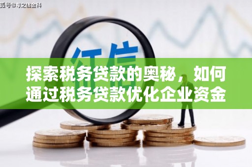四川探索税务贷款的奥秘，如何通过税务贷款优化企业资金流