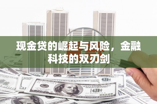 四川现金贷的崛起与风险，金融科技的双刃剑