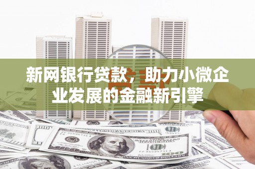 四川新网银行贷款，助力小微企业发展的金融新引擎