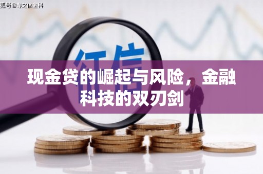 四川现金贷的崛起与风险，金融科技的双刃剑