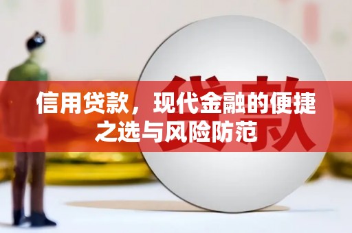 四川信用贷款，现代金融的便捷之选与风险防范