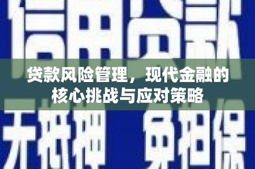 四川贷款风险管理，现代金融的核心挑战与应对策略