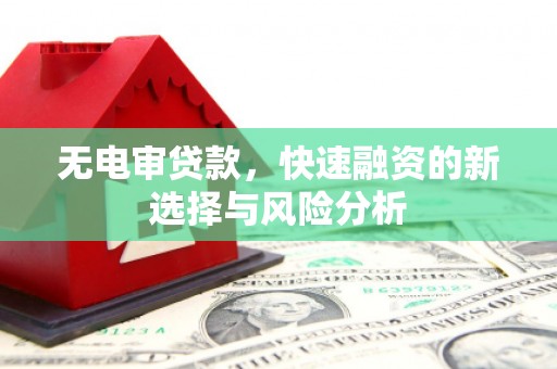 四川无电审贷款，快速融资的新选择与风险分析