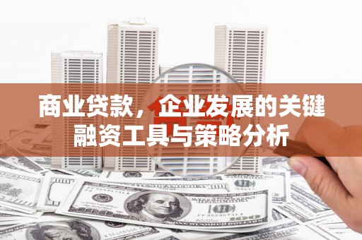 四川商业贷款，企业发展的关键融资工具与策略分析