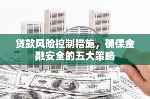 四川贷款风险控制措施，确保金融安全的五大策略