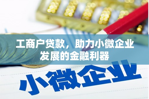 四川工商户贷款，助力小微企业发展的金融利器