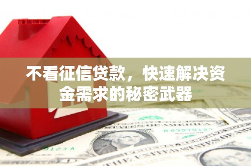 四川不看征信贷款，快速解决资金需求的秘密武器