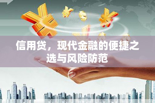 四川信用贷，现代金融的便捷之选与风险防范