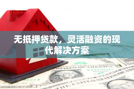 四川无抵押贷款，灵活融资的现代解决方案