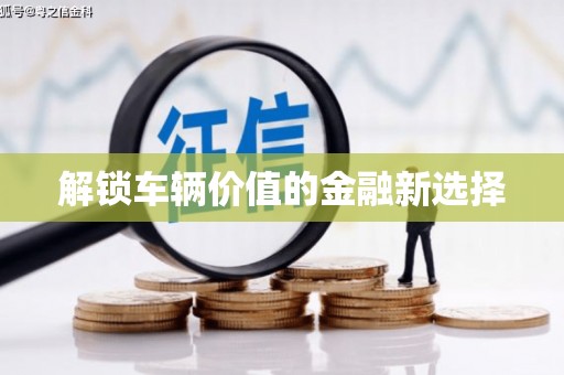 四川解锁车辆价值的金融新选择