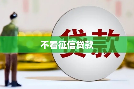 四川不看征信贷款