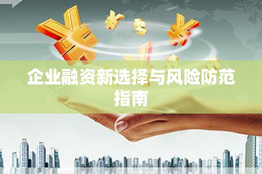 四川企业融资新选择与风险防范指南