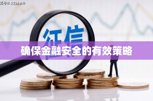 四川确保金融安全的有效策略