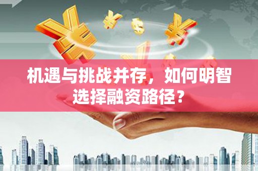 四川机遇与挑战并存，如何明智选择融资路径？