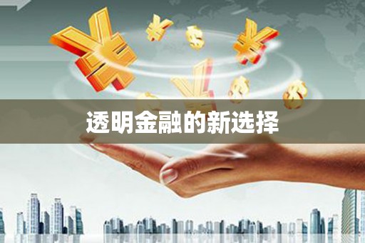 四川透明金融的新选择